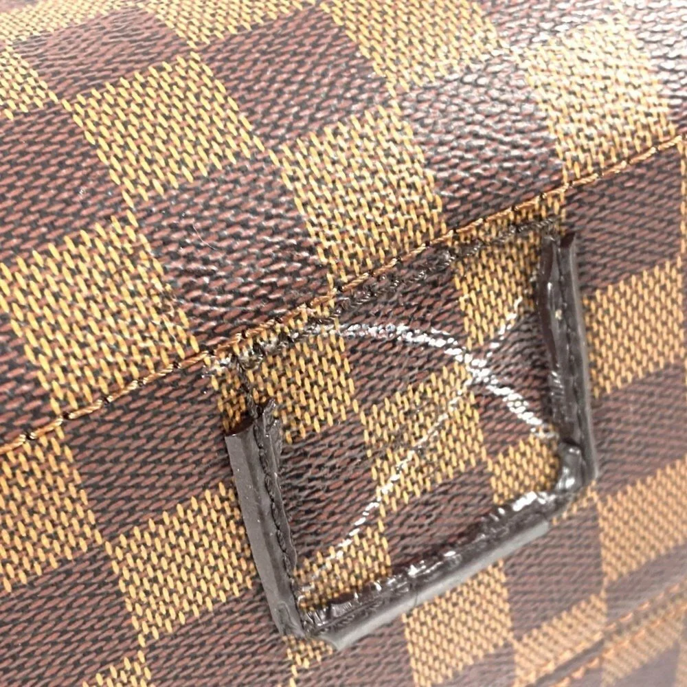 LOUIS VUITTON Brown Damier Canvas Boston Bag - Picture 8 of 16